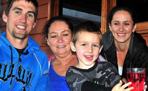 Hervey Bay hero Nathaniel Ash saved the life of little Ashton Dice. They are pictured with grateful grandma Linda and mum Amber. Hervey Bay hero Nathaniel Ash saved the life of little Ashton Dice. They are pictured with grateful grandma Linda and mum Amber.